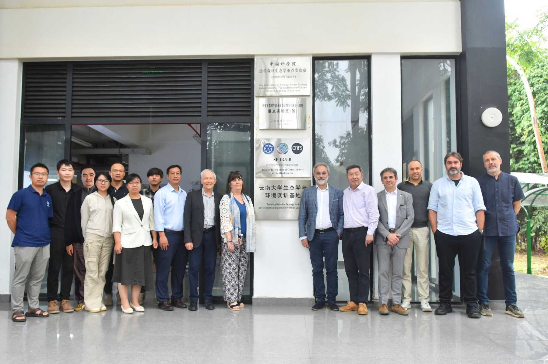 French National Centre for Scientific Research Delegation Visits XTBG
