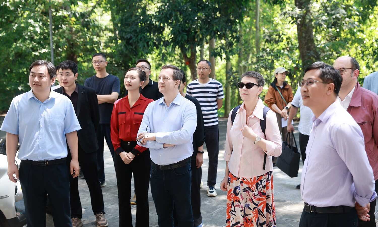German, French Ambassadors to China visit XTBG